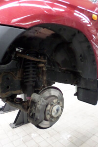 Landcruiser front suspension before