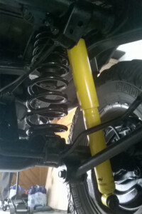 Landcruiser rear suspension after