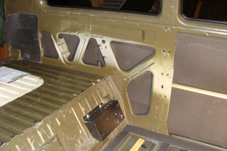 VW-Bus wall insulation