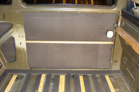 VW-Bus wall insulation