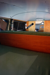VW-Bus sleeping area